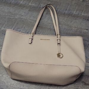 Michael Kors Beige Tote Bag